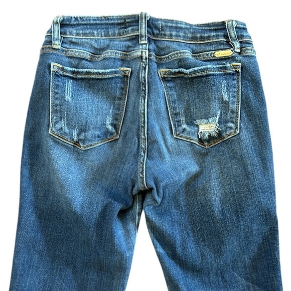 Kancan Estilo Skinny‎ Medium Wash Distressed Denim Jeans Size 29 - Picture 5 of 9